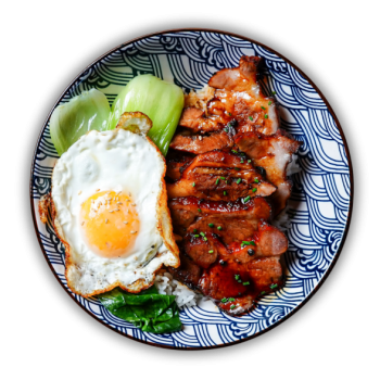 Cantonese Style Char Siu Pork Rice 港式叉烧饭